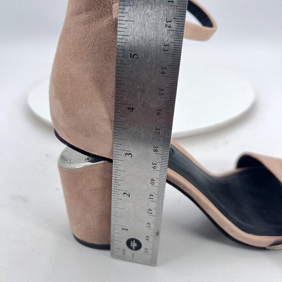 Alexander Wang Women Size EU 36 US 6 Tan Suede Abby Ankle Strap Heel Shoes - Picture 15 of 15